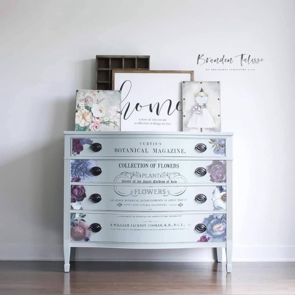 Redesign with Prima Decor Transfer ~ BOTANICAL MAGAZINE  24” x 35” - Picture 4 of 5